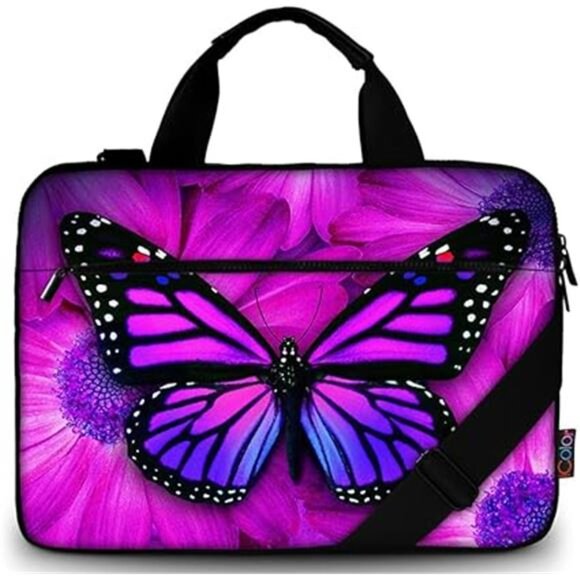 Canvas Laptop Carrying Shoulder Sleeve Carrying Case Protective Bag Briefcase - Picture 8 of 8